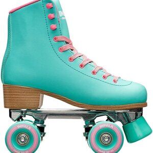 Impala Roller skates Impala Quad Skate Skates Women Aqua Teal Pink laces Size 6